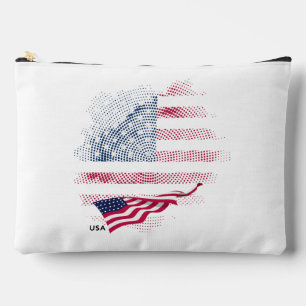 USA-Flagge Zubehörtasche