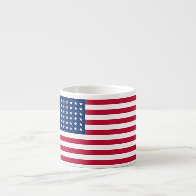 USA-Flaggeespresso-Tasse Espressotasse (Vorderseite)
