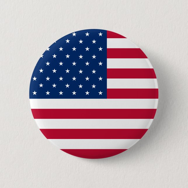 USA-Flaggen-Knopf Button (Vorderseite)