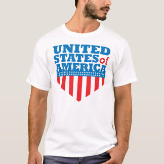 USA-Flaggen-Schild - 02 T-Shirt