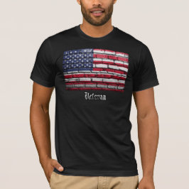 USA-Flaggen-Veteran T-Shirt