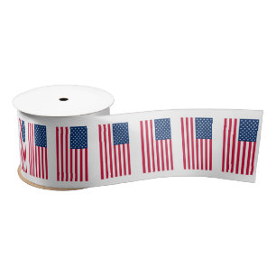USA-Flaggenband patriotische amerikanische Flaggen Satinband