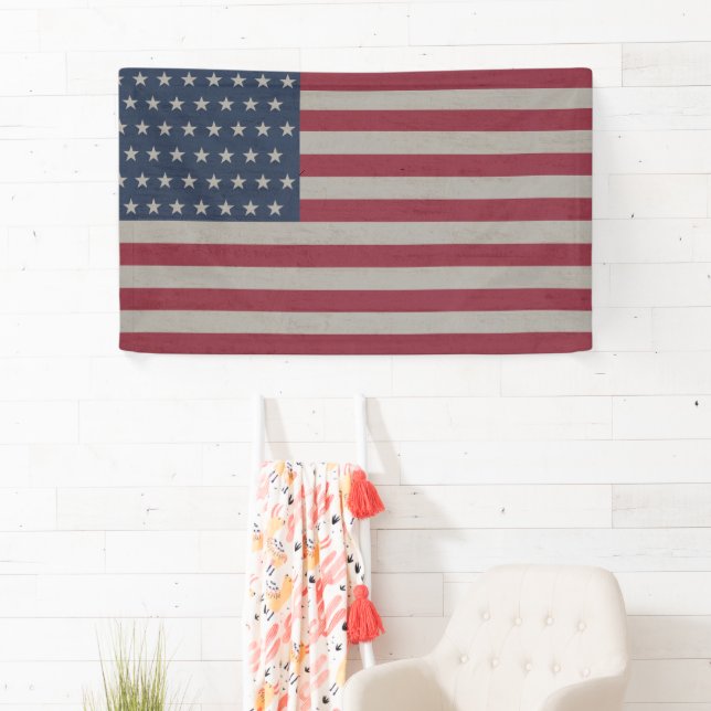 USA-FLAGGENBANNER 4. JULI BANNER (Insitu)
