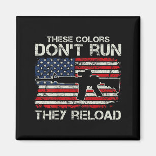 USA-Flaggenfarben verlaufen nicht, sie laden nach Magnet