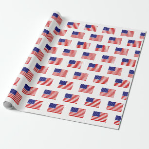 USA-Flaggenflagge Geschenkpapier