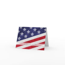 USA-Flaggengratulation zum US-Bürger