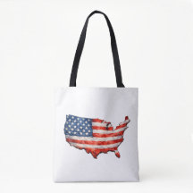 USA-Flaggenkarte - Ich liebe mein Land Patriotisch