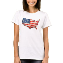 USA-Flaggenkarte - Ich liebe mein Land Patriotisch