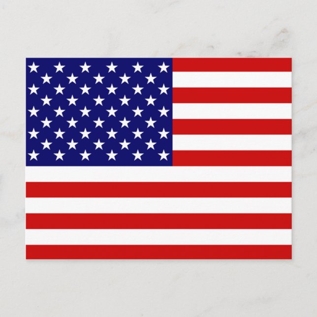 USA-Flaggenkatalog Postkarte (Vorderseite)