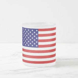 USA-Flaggenmugcn Mattglastasse
