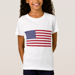 USA Flaggenrot-blau-patriotische T - Shirt