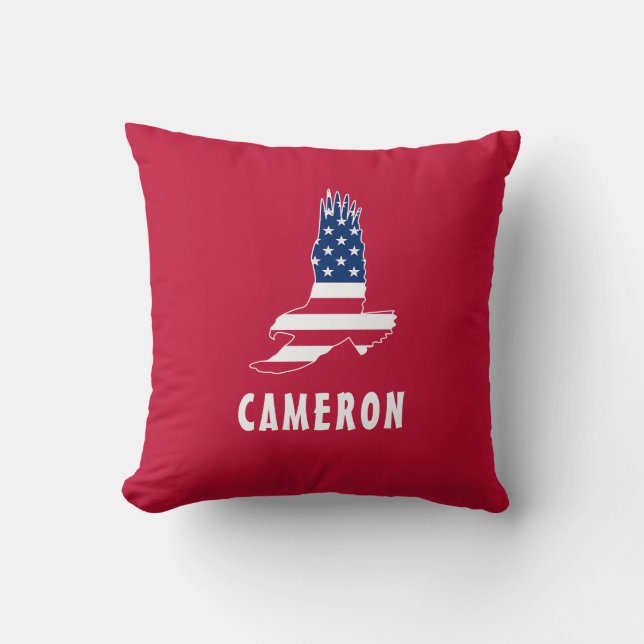 USA Flaggenstaat American Eagle America 4. Juli Na Kissen (Vorderseite)