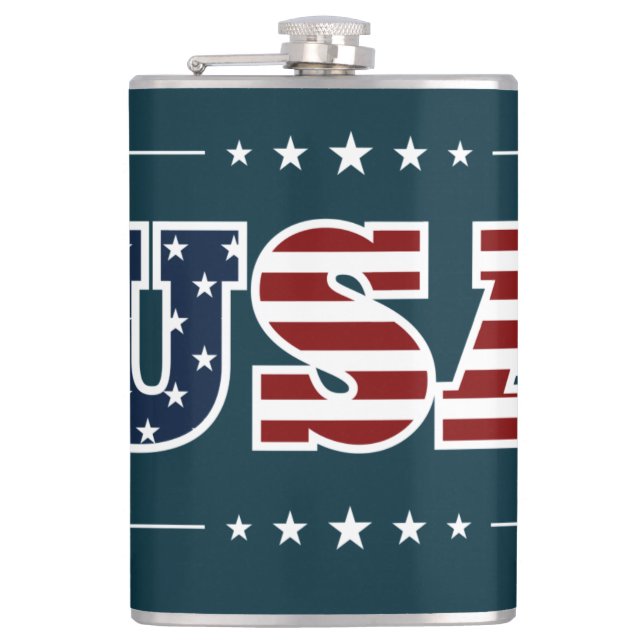 USA Flask Flachmann (Vorderseite)