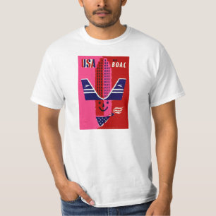 USA ~ Fliege BOAC T-Shirt