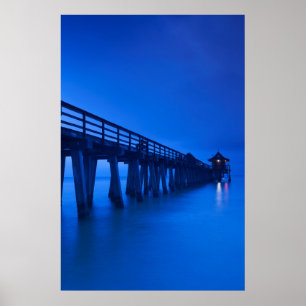 USA, Florida, Golfküste, Naples, Naples Pier Poster