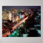 USA, Florida, Miami Beach, Ocean Drive, Art Deco 2 Poster<br><div class="desc">Walter Bibikow / DanitaDelimont.com USA,  Nordamerika,  Florida</div>