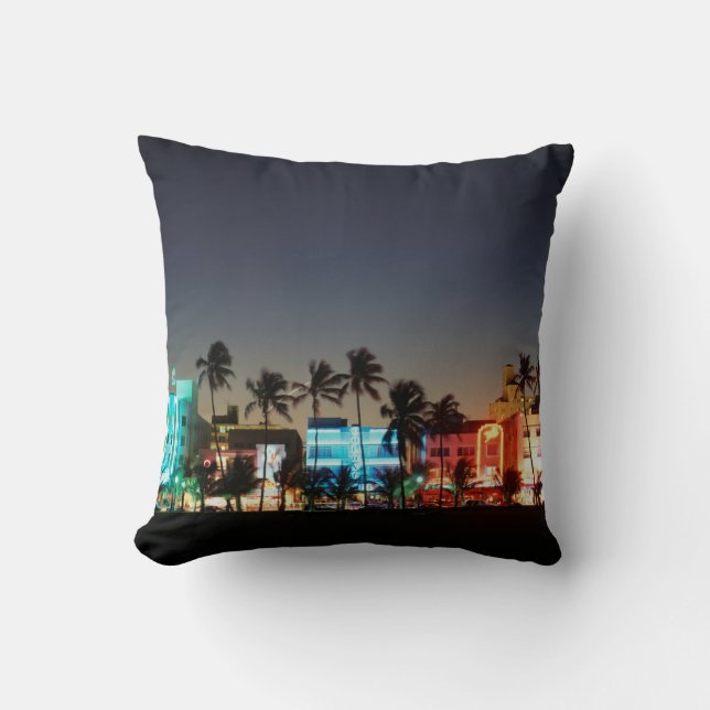 USA, Florida, Miami Beach, Ocean Drive, Art Deco Kissen (Vorderseite)