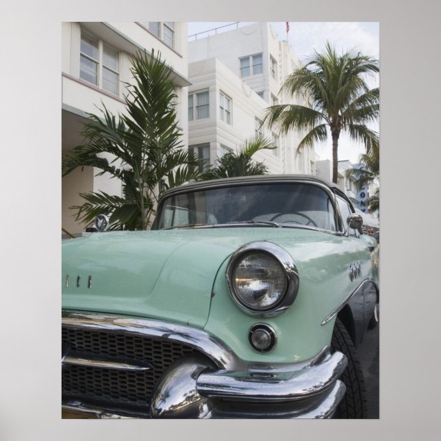 USA, Florida, Miami Beach: South Beach, 1956 3 Poster (Vorne)