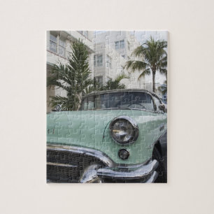 USA, Florida, Miami Beach: South Beach, 1956 3 Puzzle