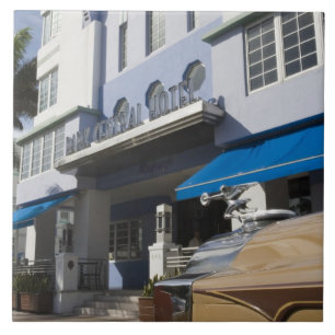 USA, Florida, Miami Beach: South Beach, Art Déco Fliese