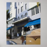 USA, Florida, Miami Beach, South Beach, Art Deco Poster<br><div class="desc">COPYRIGHT Walter Bibikow / DanitaDelimont.com | US10 WBI0165.jpg | USA,  Florida,  Miami Beach: South Beach,  Art Deco Hotels,  Park Central Hotel und 1930er Car</div>