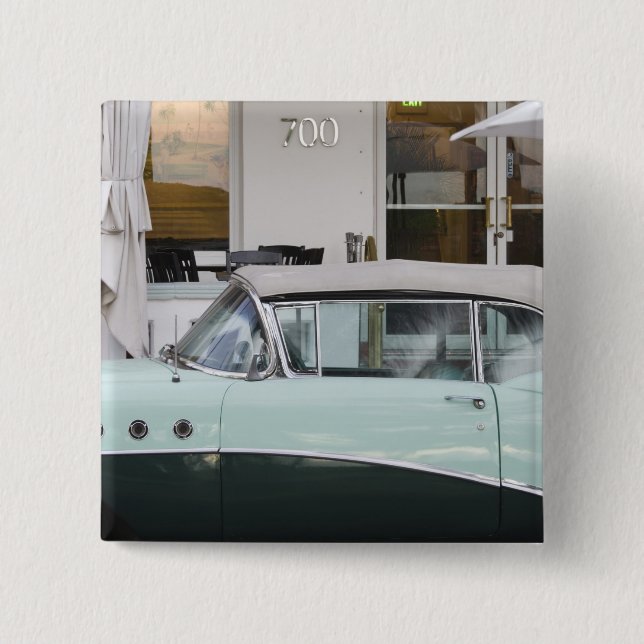 USA, Florida, Miami Beach: Südbeach, 1956 Button (Vorderseite)