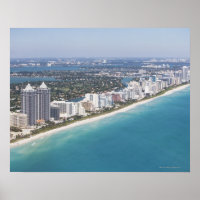 USA, Florida, Miami, Stadtbild mit Strand