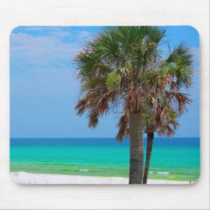 USA, Florida. Palmen an der Emerald Coast Mousepad