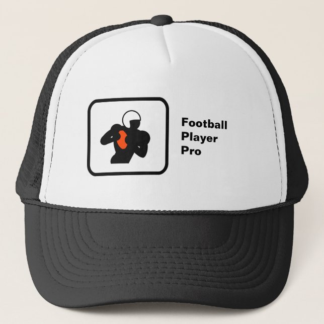 (USA) Football Player Pro Truckerkappe (Vorderseite)