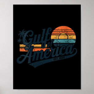 USA: Frauen im Retro-Golf von Amerika nach 2025 Poster