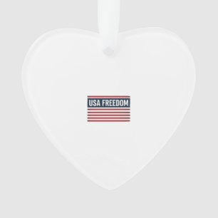 USA Freedom Patriotische Flagge Stil Vektor Design Ornament
