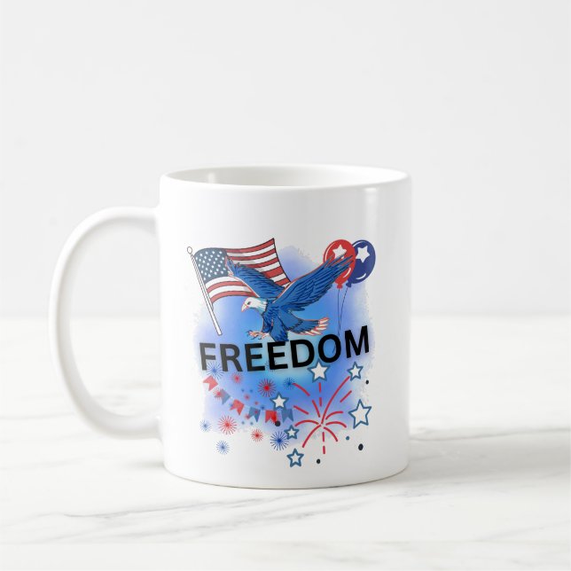 USA Freiheit Kaffeetasse (Links)