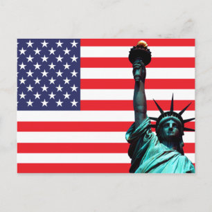 USA-Freiheits-Postkarten Postkarte