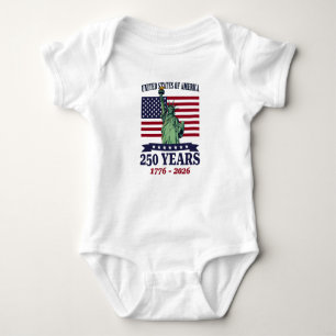 USA Freiheitsstatue 250 Jahre 1776-2026 Baby Strampler