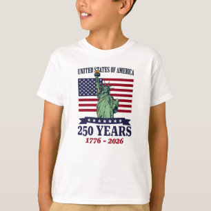 USA Freiheitsstatue 250 Jahre 1776-2026 T-Shirt