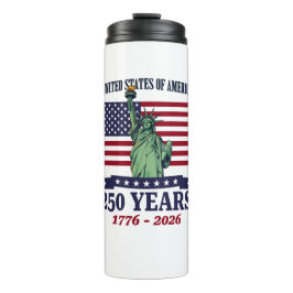 USA Freiheitsstatue 250 Jahre 1776-2026 Thermosbecher