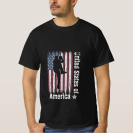 USA für ihn schwarz T-Shirt