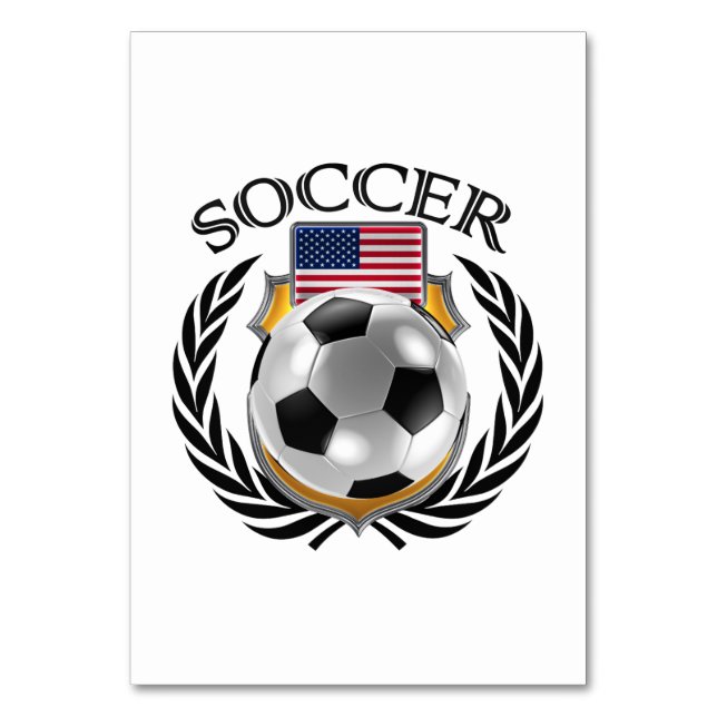 USA Fußball 2016 Fangerät Tischnummer (Rückseite)