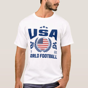 USA Fußball 2026 Fan-Ausrüstung - Weltfußball T-Shirt