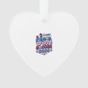 USA Fußball 2026 Fußball Fett Land Typografie Tra Ornament