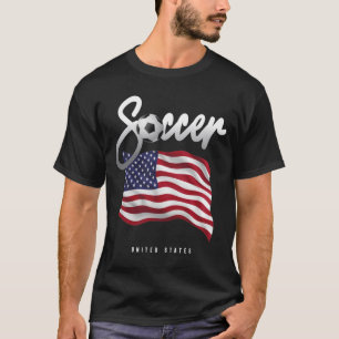 USA Fußball - Amerikanische Flagge T-Shirt
