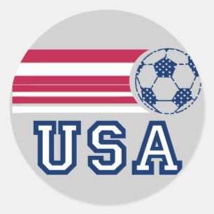 USA Fußball Aufkleber