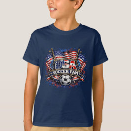 USA-FUSSBALL-FAN | Amerikanisch  T-Shirt