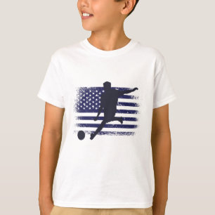 USA Fußball Fan Jersey Shirt Amerikanische Flagge
