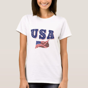 USA Fußball Fan Jersey Shirt Amerikanische Flagge