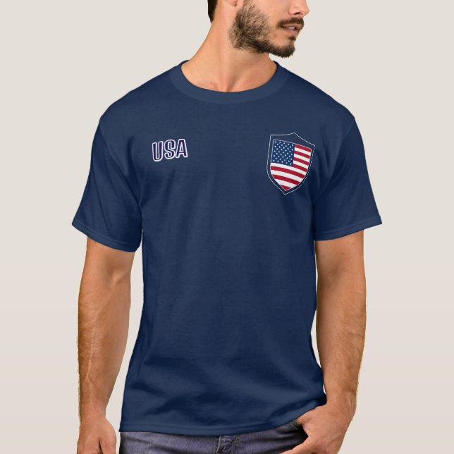 USA Fußball Fan T-Shirt (Vorderseite)