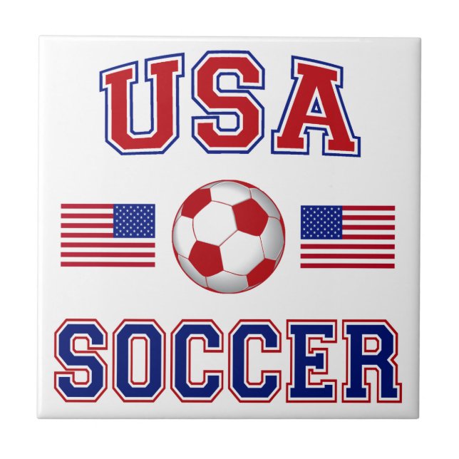 USA-Fußball Fliese (Vorderseite)