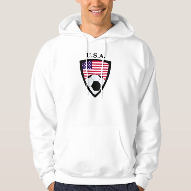 USA-Fußball Hoodie (Vorderseite)