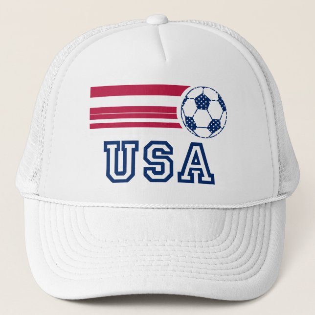 USA-Fußball-Hut Truckerkappe (Vorderseite)