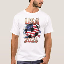 USA Fußball mit Rot Weiß Blau Sternen 2026